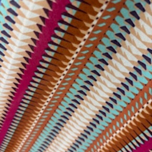 Multi-Colored Patterned Flowy Tank Top, Size XS/S - Picture 3 of 5